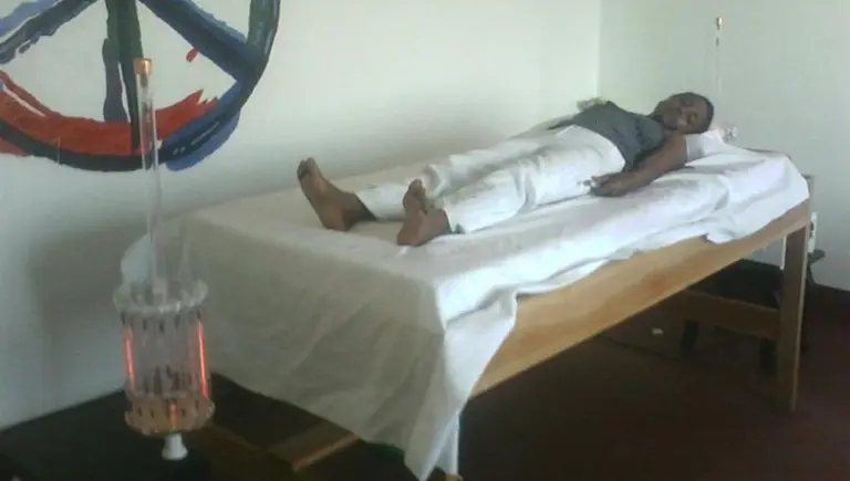 A session at the Arusha clinic
